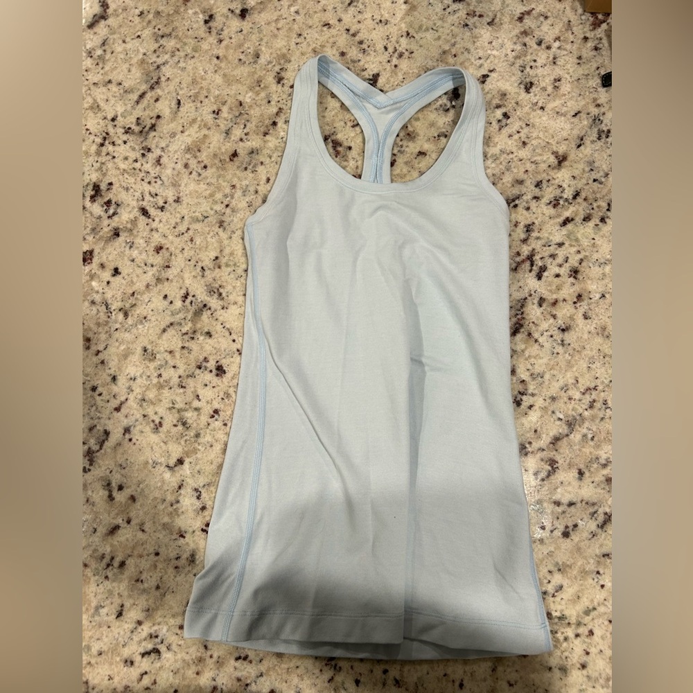 lululemon athletica Blue Tank Top